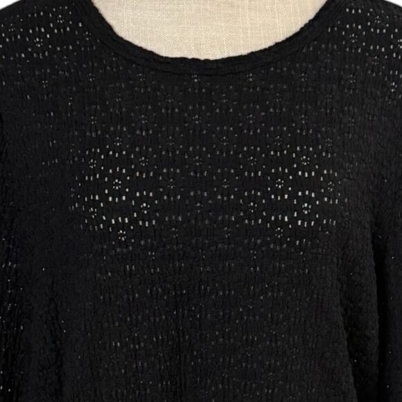 Old Navy Semi Sheer Black Top, Size 2X - Picture 3 of 4